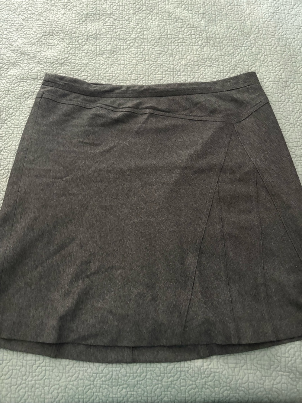 Merona Charcoal Gray A-Line Skirt